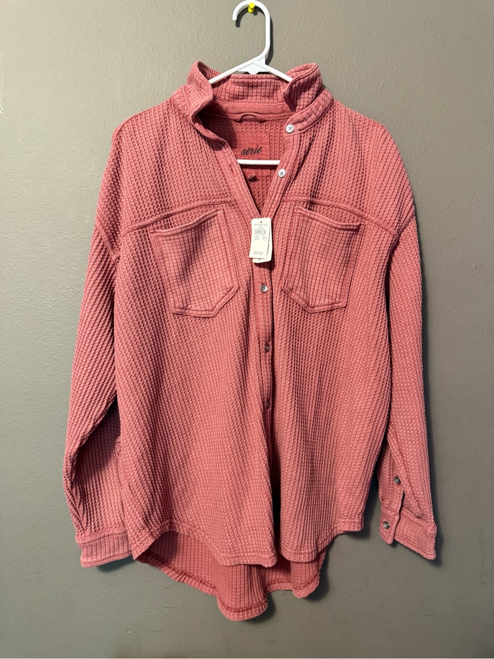 Aerie Waffle Knit Button-Up